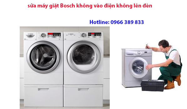 sửa máy giặt Bosch không vào điện