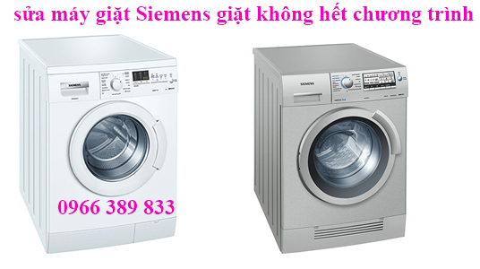 sửa máy giặt Siemens giặt không hết chương trình 