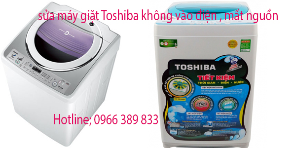 sửa máy giặt Toshiba không vào điện mất nguồn