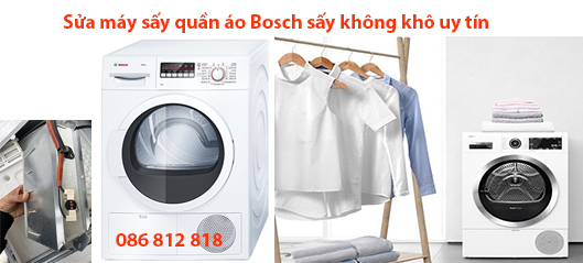 sửa máy sấy quần áo Bosch sấy không khô uy tín 