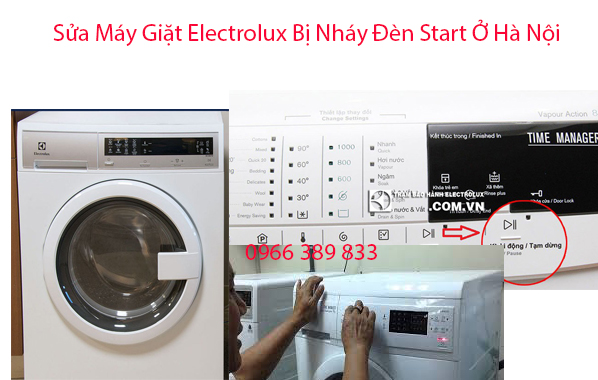 Sửa Máy Giặt Electrolux Bị Nháy Đèn Start Ở Hà Nội