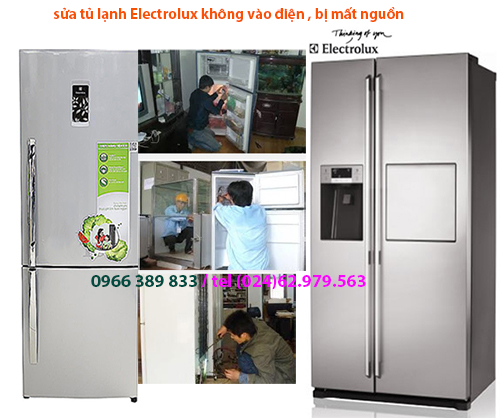 sửa tủ lạnh electrolux không vào điện bị mất nguồn