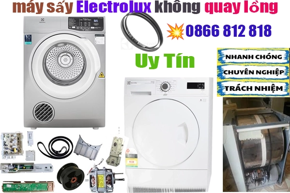 sửa máy sấy quần áo Electrolux lồng không quay chính hãng